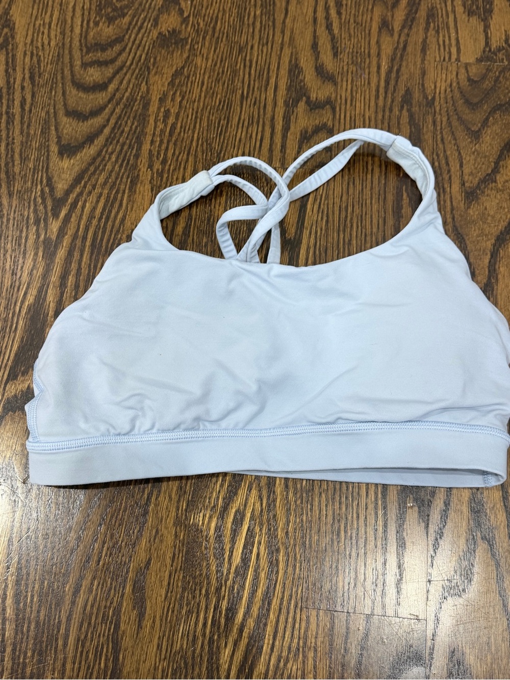lululemon energy bra athletica Light Blue Strappy Sports Bra